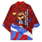 Haiti Flag Day Soul Of The Free L Union Fait La Force Kimono Peace Dove And Power Fist Art With Hibiscus And Broken Chains