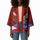 Haiti Flag Day Soul Of The Free L Union Fait La Force Kimono Peace Dove And Power Fist Art With Hibiscus And Broken Chains