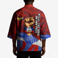 Haiti Flag Day Soul Of The Free L Union Fait La Force Kimono Peace Dove And Power Fist Art With Hibiscus And Broken Chains