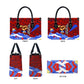 Haiti Flag Day Soul Of The Free L Union Fait La Force Leather Bag Peace Dove And Power Fist Art With Hibiscus And Broken Chains