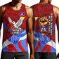 Haiti Flag Day Soul Of The Free L Union Fait La Force Men Tank Top Peace Dove And Power Fist Art With Hibiscus And Broken Chains