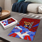 Haiti Flag Day Soul Of The Free L Union Fait La Force Puzzle Peace Dove And Power Fist Art With Hibiscus And Broken Chains