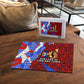 Haiti Flag Day Soul Of The Free L Union Fait La Force Puzzle Peace Dove And Power Fist Art With Hibiscus And Broken Chains