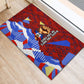 Haiti Flag Day Soul Of The Free L Union Fait La Force Rubber Doormat Peace Dove And Power Fist Art With Hibiscus And Broken Chains