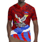 Haiti Flag Day Soul Of The Free L Union Fait La Force Rugby Jersey Peace Dove And Power Fist Art With Hibiscus And Broken Chains