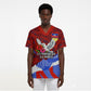 Haiti Flag Day Soul Of The Free L Union Fait La Force Scrub Top Peace Dove And Power Fist Art With Hibiscus And Broken Chains