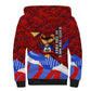 Haiti Flag Day Soul Of The Free L Union Fait La Force Sherpa Hoodie Peace Dove And Power Fist Art With Hibiscus And Broken Chains