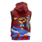Haiti Flag Day Soul Of The Free L Union Fait La Force Sleeveless Zip Hoodie Peace Dove And Power Fist Art With Hibiscus And Broken Chains