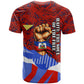 Haiti Flag Day Soul Of The Free L Union Fait La Force T shirt Peace Dove And Power Fist Art With Hibiscus And Broken Chains