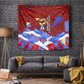 Haiti Flag Day Soul Of The Free L Union Fait La Force Tapestry Peace Dove And Power Fist Art With Hibiscus And Broken Chains