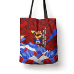 Haiti Flag Day Soul Of The Free L Union Fait La Force Tote Bag Peace Dove And Power Fist Art With Hibiscus And Broken Chains