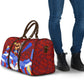 Haiti Flag Day Soul Of The Free L Union Fait La Force Travel Bag Peace Dove And Power Fist Art With Hibiscus And Broken Chains
