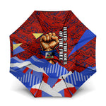 Haiti Flag Day Soul Of The Free L Union Fait La Force Umbrella Peace Dove And Power Fist Art With Hibiscus And Broken Chains
