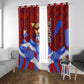 Haiti Flag Day Soul Of The Free L Union Fait La Force Window Curtain Peace Dove And Power Fist Art With Hibiscus And Broken Chains