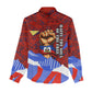 Haiti Flag Day Soul Of The Free L Union Fait La Force Women Casual Shirt Peace Dove And Power Fist Art With Hibiscus And Broken Chains