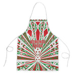 Burundi Pride Beat Of 1962 Independence Day Apron Traditional Karyenda Drummer Art With Flag Sunburst Design