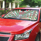 Burundi Pride Beat Of 1962 Independence Day Auto Sun Shade Traditional Karyenda Drummer Art With Flag Sunburst Design