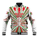 Burundi Pride Beat Of 1962 Independence Day Baseball Jacket Traditional Karyenda Drummer Art With Flag Sunburst Design
