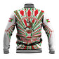 Burundi Pride Beat Of 1962 Independence Day Baseball Jacket Traditional Karyenda Drummer Art With Flag Sunburst Design