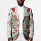 Burundi Pride Beat Of 1962 Independence Day Blazer Traditional Karyenda Drummer Art With Flag Sunburst Design