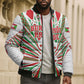 Burundi Pride Beat Of 1962 Independence Day Bomber Puffer Jacket Traditional Karyenda Drummer Art With Flag Sunburst Design