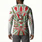 Burundi Pride Beat Of 1962 Independence Day Button Sweatshirt Traditional Karyenda Drummer Art With Flag Sunburst Design