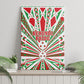 Burundi Pride Beat Of 1962 Independence Day Canvas Wall Art Traditional Karyenda Drummer Art With Flag Sunburst Design