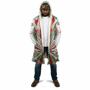 Burundi Pride Beat Of 1962 Independence Day Cloak Traditional Karyenda Drummer Art With Flag Sunburst Design