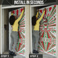 Burundi Pride Beat Of 1962 Independence Day Door Cover Traditional Karyenda Drummer Art With Flag Sunburst Design