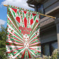 Burundi Pride Beat Of 1962 Independence Day Garden Flag Traditional Karyenda Drummer Art With Flag Sunburst Design