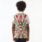 Burundi Pride Beat Of 1962 Independence Day Kid Polo Shirt Traditional Karyenda Drummer Art With Flag Sunburst Design