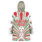 Burundi Pride Beat Of 1962 Independence Day Kid Wearable Blanket Hoodie Traditional Karyenda Drummer Art With Flag Sunburst Design