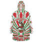 Burundi Pride Beat Of 1962 Independence Day Kid Wearable Blanket Hoodie Traditional Karyenda Drummer Art With Flag Sunburst Design