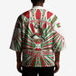 Burundi Pride Beat Of 1962 Independence Day Kimono Traditional Karyenda Drummer Art With Flag Sunburst Design