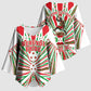 Burundi Pride Beat Of 1962 Independence Day Kimono Sleeve Blouse Traditional Karyenda Drummer Art With Flag Sunburst Design