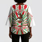 Burundi Pride Beat Of 1962 Independence Day Kimono Sleeve Blouse Traditional Karyenda Drummer Art With Flag Sunburst Design