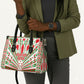 Burundi Pride Beat Of 1962 Independence Day Leather Bag Traditional Karyenda Drummer Art With Flag Sunburst Design