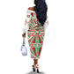 Burundi Pride Beat Of 1962 Independence Day Off The Shoulder Long Sleeve Dress Traditional Karyenda Drummer Art With Flag Sunburst Design
