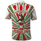 Burundi Pride Beat Of 1962 Independence Day Polo Shirt Traditional Karyenda Drummer Art With Flag Sunburst Design