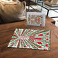Burundi Pride Beat Of 1962 Independence Day Puzzle Traditional Karyenda Drummer Art With Flag Sunburst Design