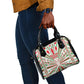 Burundi Pride Beat Of 1962 Independence Day Shoulder Handbag Traditional Karyenda Drummer Art With Flag Sunburst Design