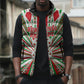 Burundi Pride Beat Of 1962 Independence Day Sleeveless Puffer Jacket Traditional Karyenda Drummer Art With Flag Sunburst Design