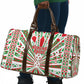 Burundi Pride Beat Of 1962 Independence Day Travel Bag Traditional Karyenda Drummer Art With Flag Sunburst Design