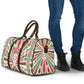 Burundi Pride Beat Of 1962 Independence Day Travel Bag Traditional Karyenda Drummer Art With Flag Sunburst Design