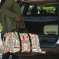 Burundi Pride Beat Of 1962 Independence Day Travel Bag Traditional Karyenda Drummer Art With Flag Sunburst Design