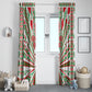Burundi Pride Beat Of 1962 Independence Day Window Curtain Traditional Karyenda Drummer Art With Flag Sunburst Design