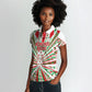 Burundi Pride Beat Of 1962 Independence Day Women Polo Shirt Traditional Karyenda Drummer Art With Flag Sunburst Design
