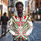 Burundi Pride Beat Of 1962 Independence Day Zip Hoodie Traditional Karyenda Drummer Art With Flag Sunburst Design