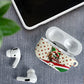 Burundi 1st July Independence Day AirPods Case Patriotic Flag Portrait Art - Geometric Star Pattern