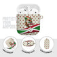 Burundi 1st July Independence Day AirPods Case Patriotic Flag Portrait Art - Geometric Star Pattern